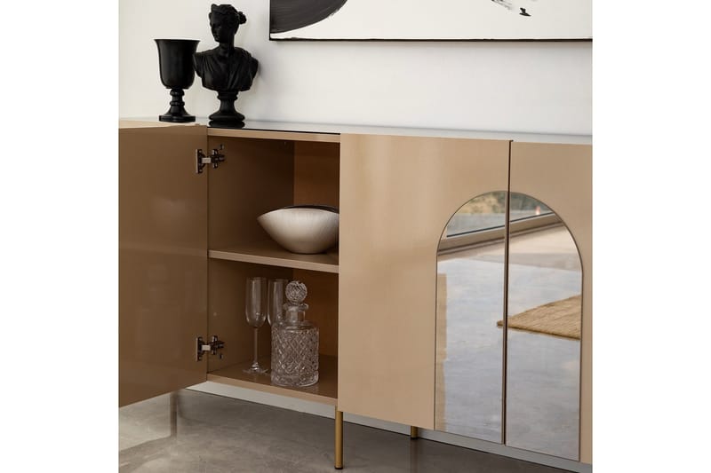 Mirrilnesh Konsollbord 180 cm - Brons/Guld - Förvaring - Förvaringsmöbler - Sideboard & skänk
