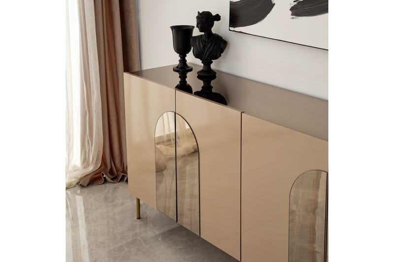 Mirrilnesh Konsollbord 180 cm - Brons/Guld - Förvaring - Förvaringsmöbler - Sideboard & skänk