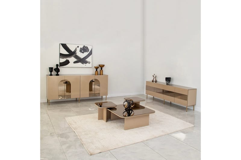 Mirrilnesh Konsollbord 180 cm - Brons/Guld - Förvaring - Förvaringsmöbler - Sideboard & skänk