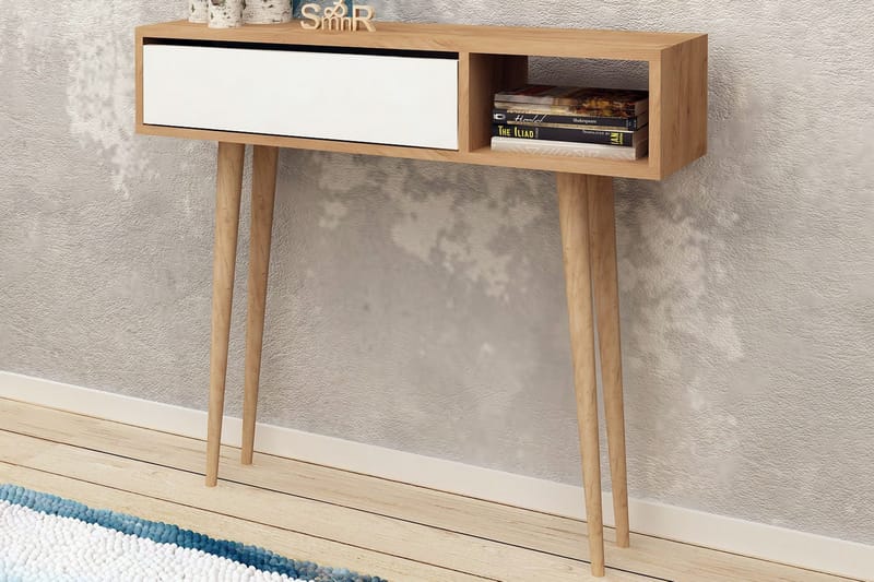 Mod Design Avlastningsbord - Ek/Vit - Möbler - Bord & matgrupper - Avlastningsbord - Konsolbord & sidobord