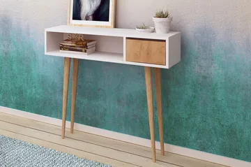 Mod Design Avlastningsbord - Trä/Vit - Möbler - Bord & matgrupper - Avlastningsbord - Konsolbord & sidobord