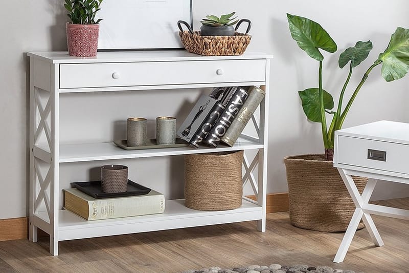 Montgomery Konsolbord 100 cm - Vit - Möbler - Bord & matgrupper - Avlastningsbord - Konsolbord & sidobord