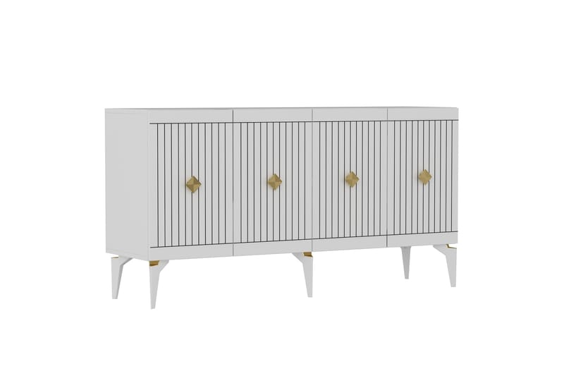 Naruyuki Konsollbord 150 cm - Guld/Vit - Möbler - Bord & matgrupper - Avlastningsbord - Konsolbord & sidobord