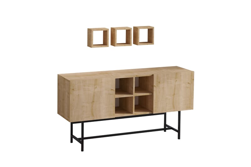 Newlina Konsollbord 150 cm - Blå/Natur - Hallbord - Konsolbord & sidobord