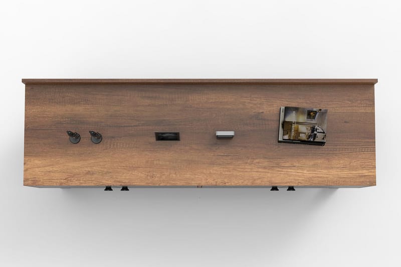 Numandro Avlastningsbord 180 cm - Teak/Antracit - Hallbord - Konsolbord & sidobord