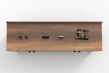 Numandro Avlastningsbord 180 cm - Teak/Antracit - Möbler - Bord & matgrupper - Avlastningsbord - Konsolbord & sidobord