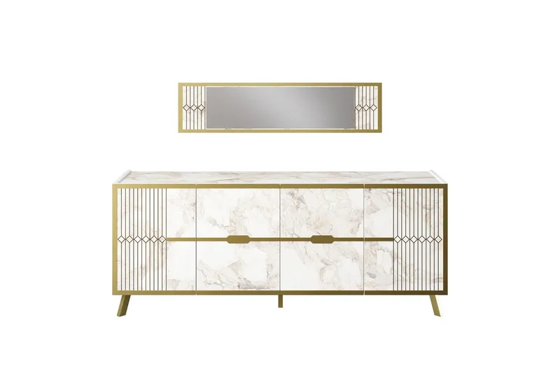 Ocotla Konsollbord 180 cm - Vit - Möbler - Bord & matgrupper - Avlastningsbord - Konsolbord & sidobord