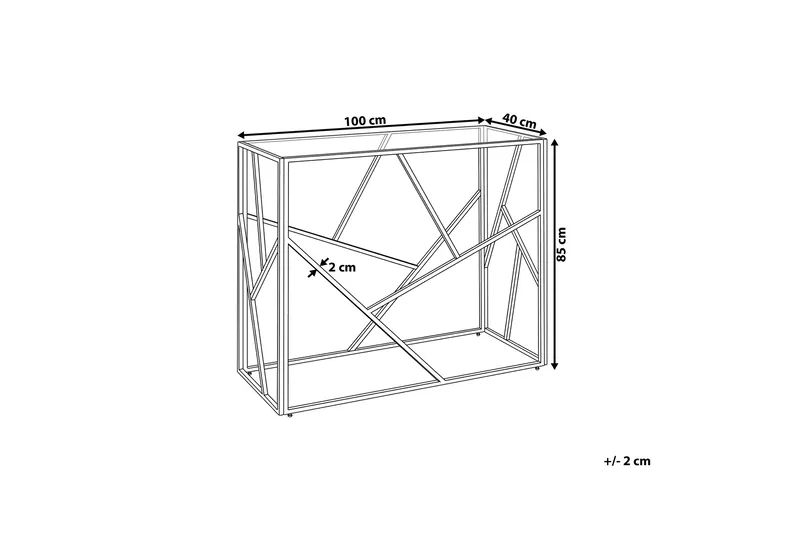 Orland Konsolbord 40 cm - Silver - Möbler - Bord & matgrupper - Avlastningsbord - Konsolbord & sidobord