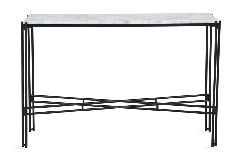 Ponza Avlastningsbord 110 cm Marmor - Svart/Vit - Hallbord - Konsolbord & sidobord