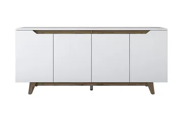 Porzic Konsollbord 180 cm - Vit/Mörkbrun - Möbler - Bord & matgrupper - Avlastningsbord - Konsolbord & sidobord