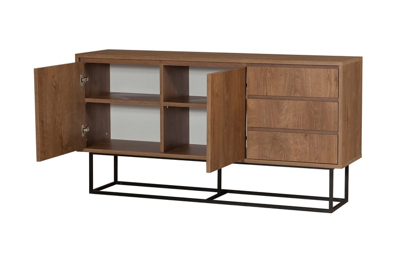 Pribeta Konsollbord 140 cm - Mörkbrun/Svart - Möbler - Bord & matgrupper - Avlastningsbord - Konsolbord & sidobord