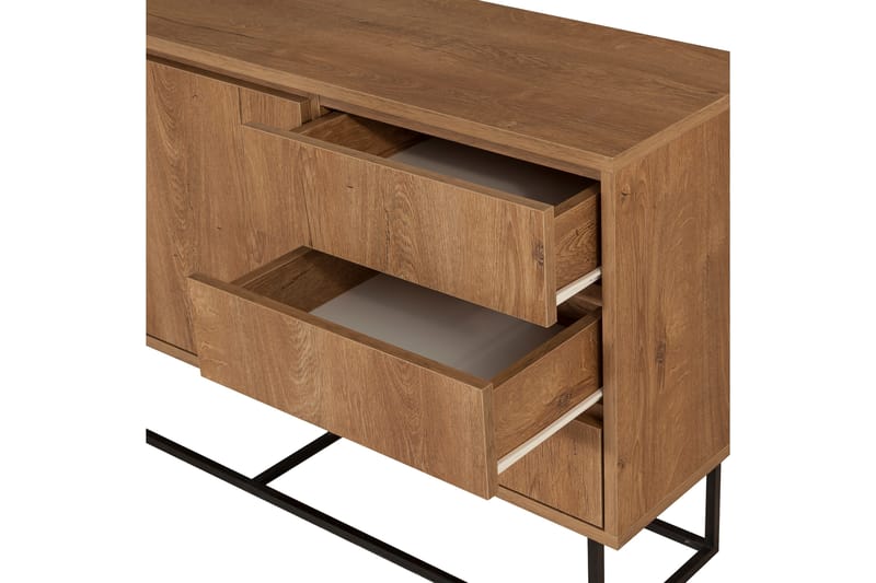 Pribeta Konsollbord 140 cm - Mörkbrun/Svart - Möbler - Bord & matgrupper - Avlastningsbord - Konsolbord & sidobord