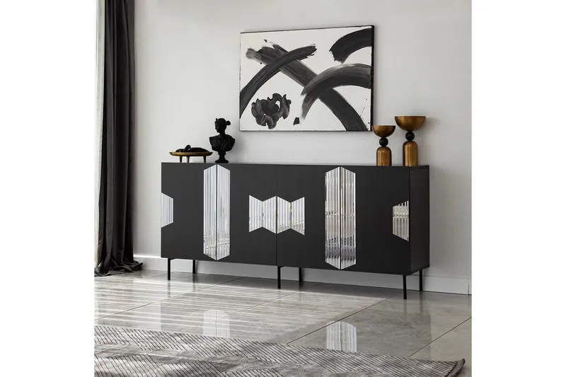 Seyring Konsollbord 180 cm - Svart - Förvaring - Förvaringsmöbler - Sideboard & skänk
