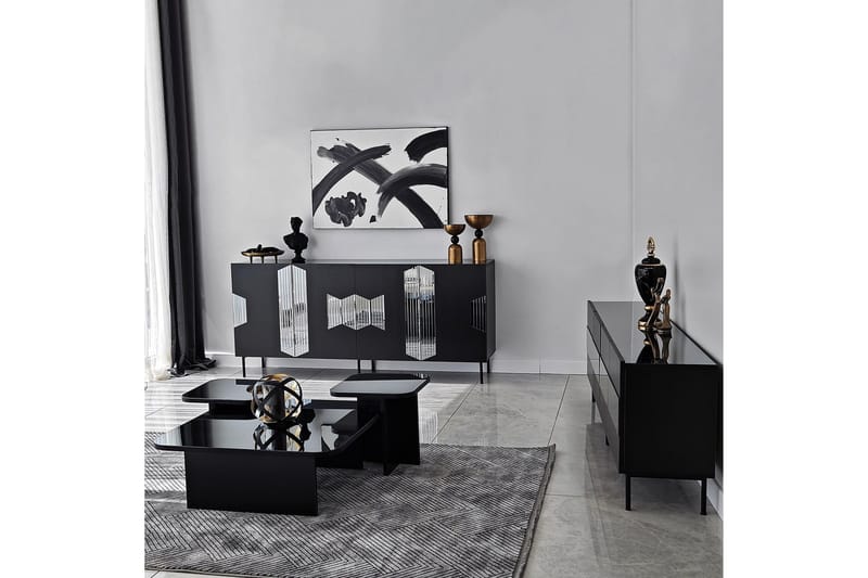 Seyring Konsollbord 180 cm - Svart - Förvaring - Förvaringsmöbler - Sideboard & skänk