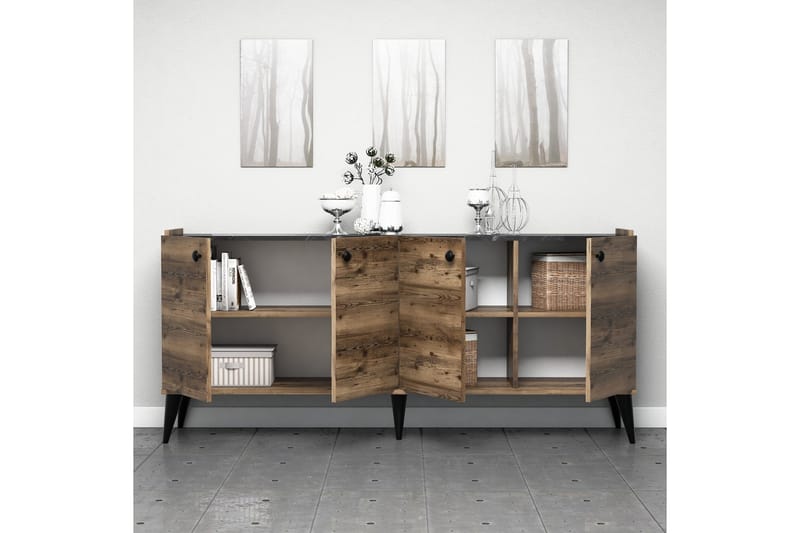 Sharod Avlastningsbord 182 cm - Valnöt - Möbler - Bord & matgrupper - Avlastningsbord - Konsolbord & sidobord