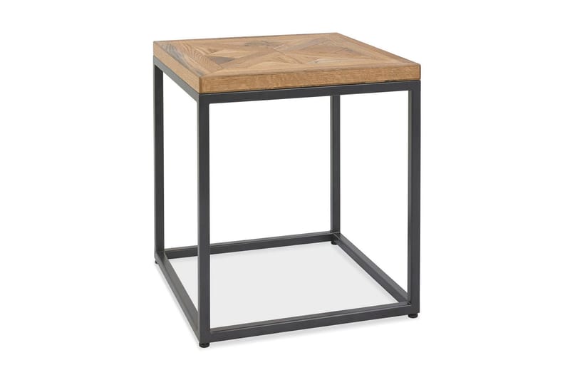 Sidobord Indus 45x45xh50 cm Grå Metallram - Möbler - Bord & matgrupper - Avlastningsbord - Brickbord & småbord