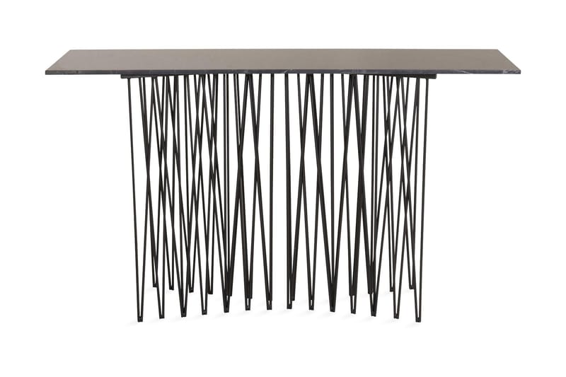 Stone Avlastningsbord 130 cm, Svart