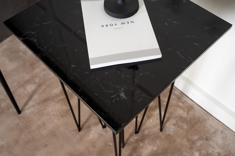 Stone Avlastningsbord 40 cm - Svart - Möbler - Bord & matgrupper - Avlastningsbord - Konsolbord & sidobord