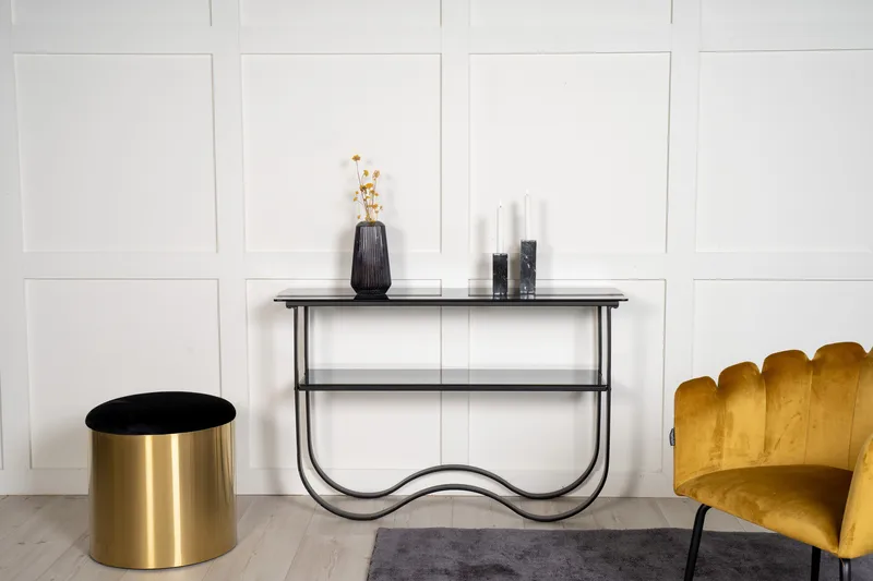 Wavy Avlastningsbord 117 cm - Svart - Möbler - Bord & matgrupper - Avlastningsbord - Konsolbord & sidobord