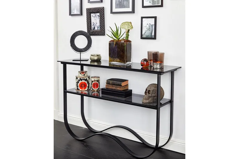 Wavy Avlastningsbord 117 cm - Svart - Möbler - Bord & matgrupper - Avlastningsbord - Konsolbord & sidobord