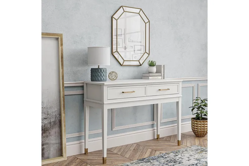 Westerleigh Konsollbord 105 cm Vit - CosmoLiving - Möbler - Bord & matgrupper - Avlastningsbord - Konsolbord & sidobord