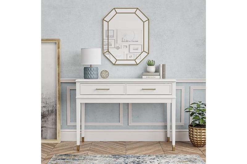 Westerleigh Konsollbord 105 cm Vit - CosmoLiving - Möbler - Bord & matgrupper - Avlastningsbord - Konsolbord & sidobord