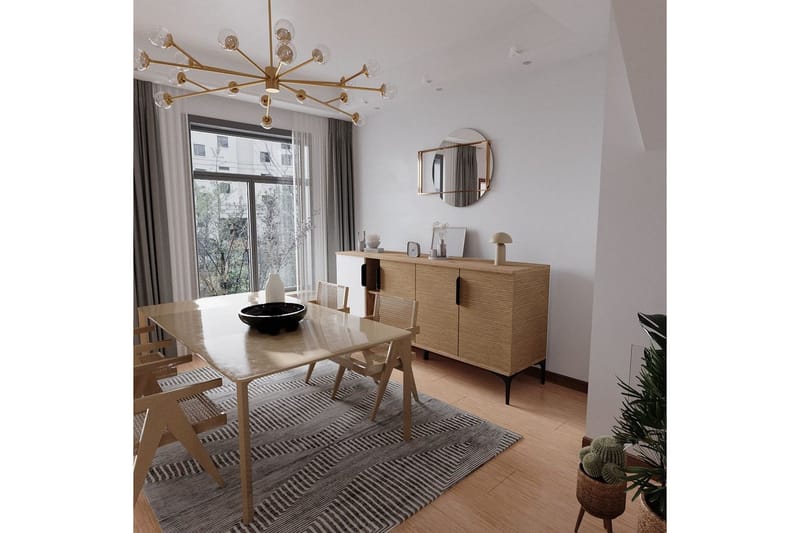 Kunar Konsollbord 180 cm - Vit/Natur - Möbler - Bord & matgrupper - Avlastningsbord - Hallbord