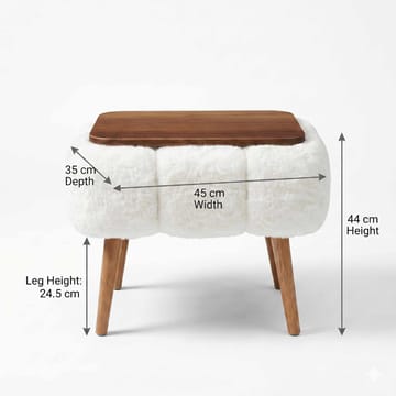 Kundu Sidobord 45 cm Bubblig - Möbler - Bord & matgrupper - Avlastningsbord - Lampbord