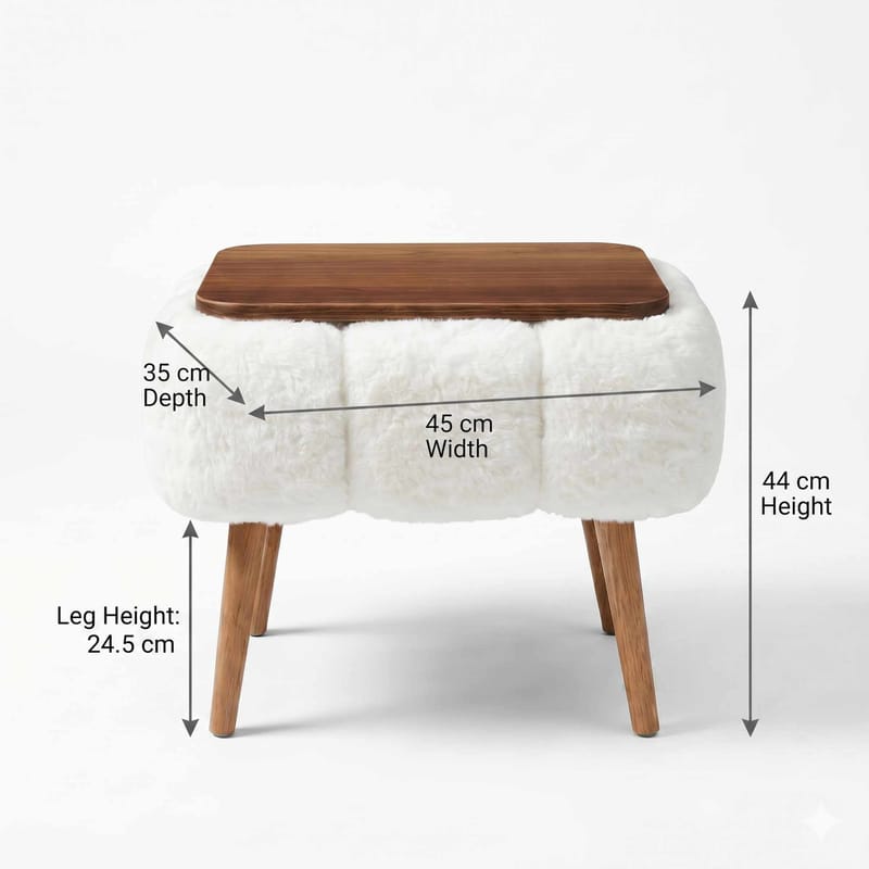 Kundu Sidobord 45 cm Bubblig - Möbler - Bord & matgrupper - Avlastningsbord - Lampbord