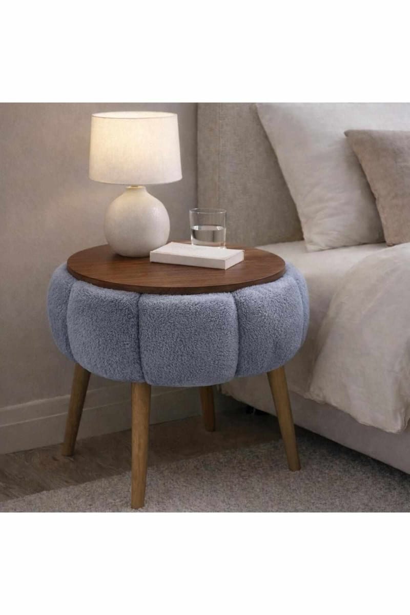 Kundu Sidobord Rund 45 cm Bubblig - Möbler - Bord & matgrupper - Avlastningsbord - Lampbord