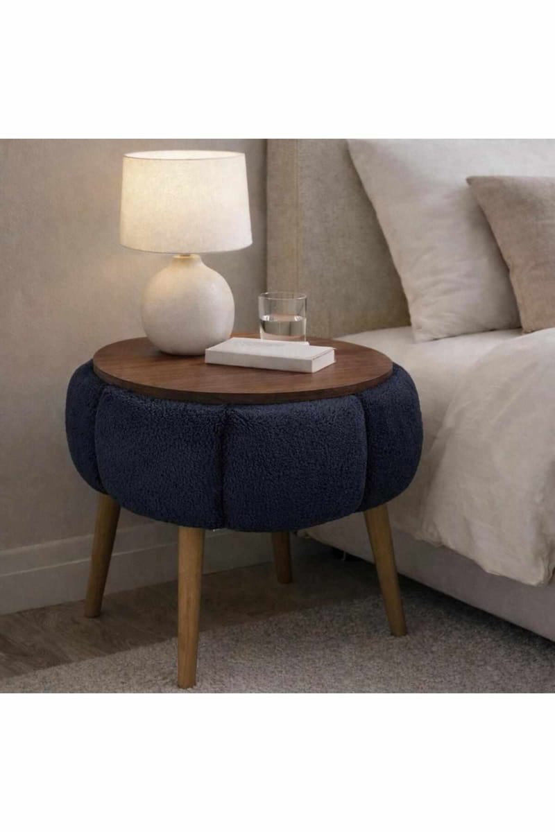 Kundu Sidobord Rund 45 cm Bubblig - Möbler - Bord & matgrupper - Avlastningsbord - Lampbord