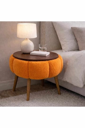 Kundu Sidobord Rund 45 cm Bubblig - Möbler - Bord & matgrupper - Avlastningsbord - Lampbord