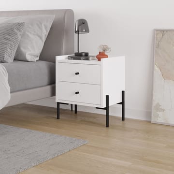 Kunimitsu Sängbord 45 cm - Vit - Möbler - Bord & matgrupper - Avlastningsbord - Sängbord & nattduksbord