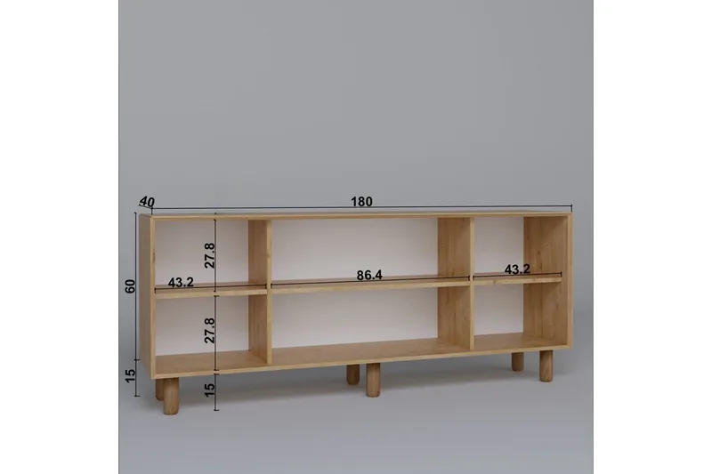 Kuniyoshi Konsollbord 180 cm - Valnöt - Möbler - Bord & matgrupper - Avlastningsbord - Hallbord