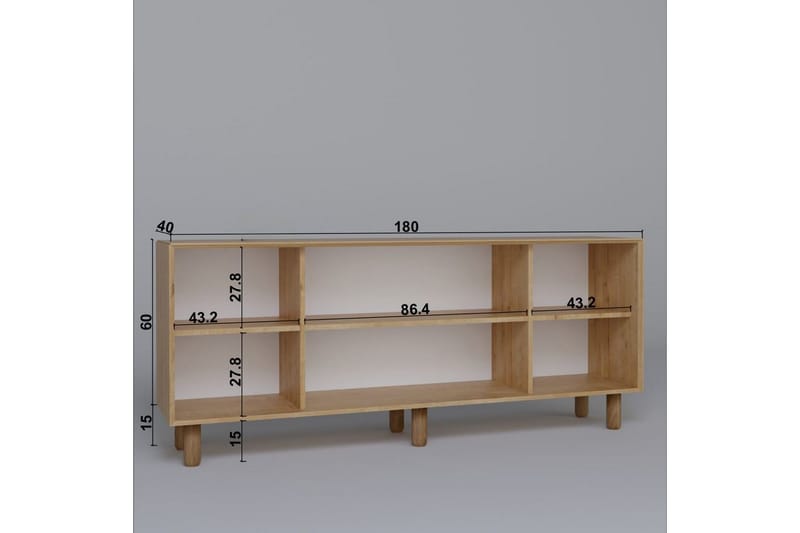 Kuniyoshi Konsollbord 180 cm - Valnöt - Möbler - Bord & matgrupper - Avlastningsbord - Hallbord