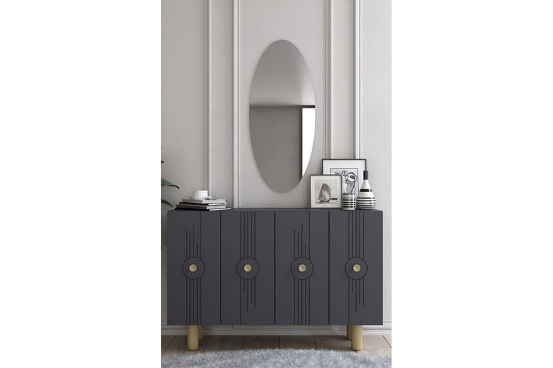 Kyrosen Konsollbord 120 cm - Antracit - Möbler - Bord & matgrupper - Avlastningsbord - Hallbord