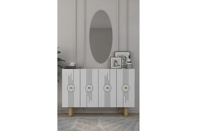 Kyrosen Konsollbord 120 cm - Vit - Möbler - Bord & matgrupper - Avlastningsbord - Hallbord