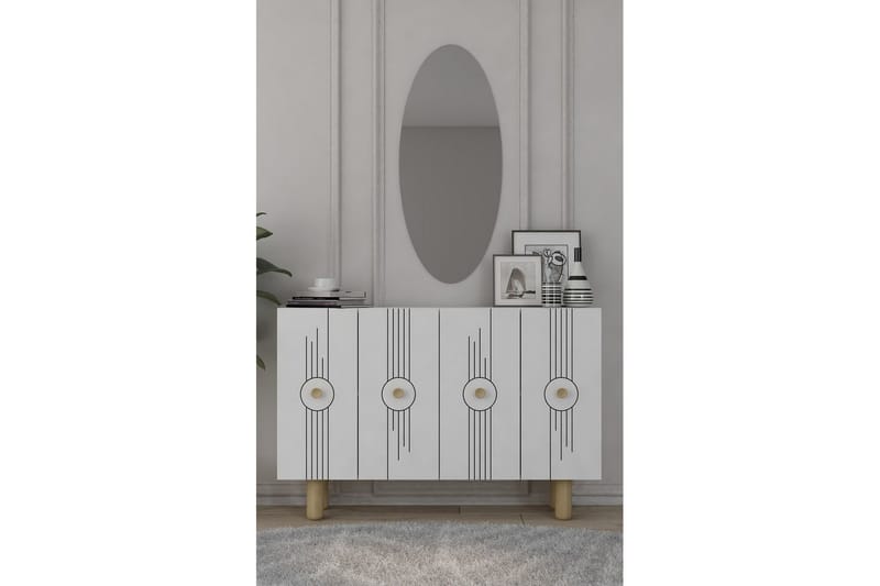 Kyrosen Konsollbord 120 cm - Vit - Möbler - Bord & matgrupper - Avlastningsbord - Hallbord