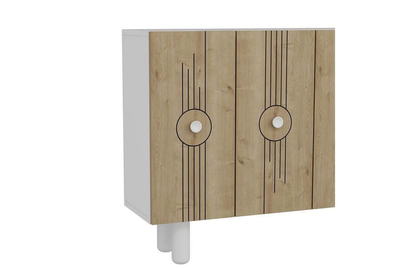 Kyrosen Konsollbord 120 cm - Vit/Ek - Möbler - Bord & matgrupper - Avlastningsbord - Hallbord