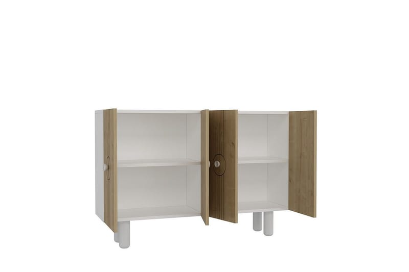 Kyrosen Konsollbord 120 cm - Vit/Ek - Möbler - Bord & matgrupper - Avlastningsbord - Hallbord