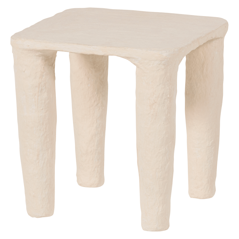 Lågt Sidobord Papier Vion 40 cm, Offwhite