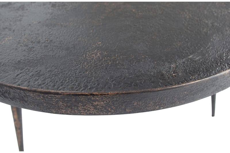 Arnould Sidobord 76 cm Runt - Guld - Möbler - Bord & matgrupper - Avlastningsbord - Lampbord