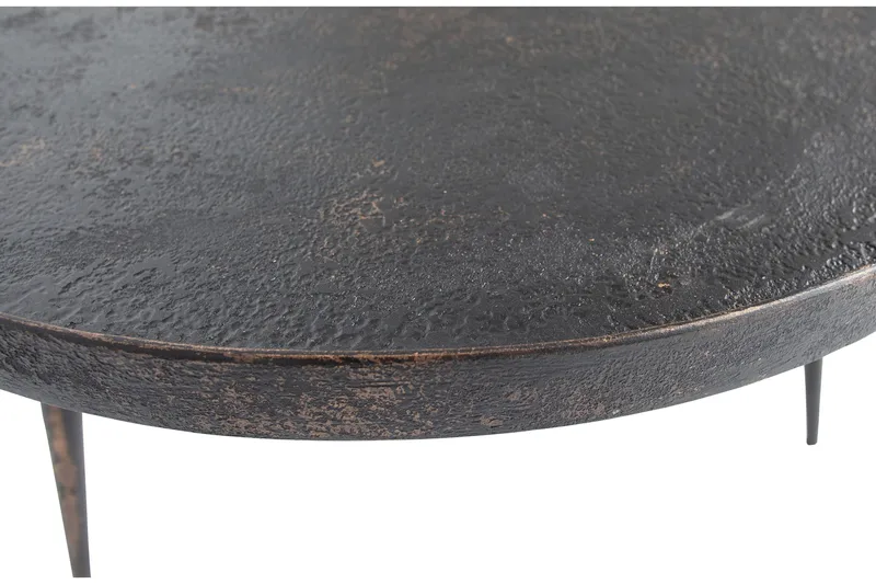 Arnould Sidobord 76 cm Runt - Guld - Möbler - Bord & matgrupper - Avlastningsbord - Lampbord