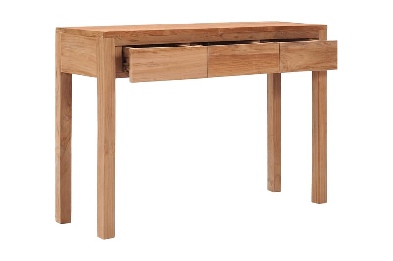 Avlastningsbord 110x35x75 cm massiv teak - Brun - Möbler - Bord & matgrupper - Avlastningsbord - Lampbord