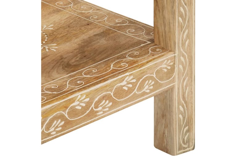 Avlastningsbord 80x35x74 cm massivt mangoträ - Brun - Möbler - Bord & matgrupper - Avlastningsbord - Lampbord