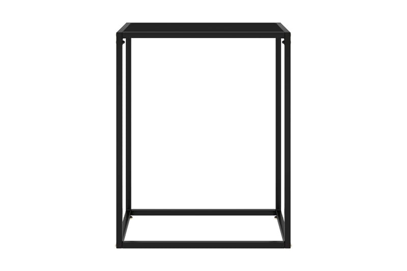 Avlastningsbord svart 60x35x75 cm härdat glas - Svart - Möbler - Bord & matgrupper - Avlastningsbord - Hallbord