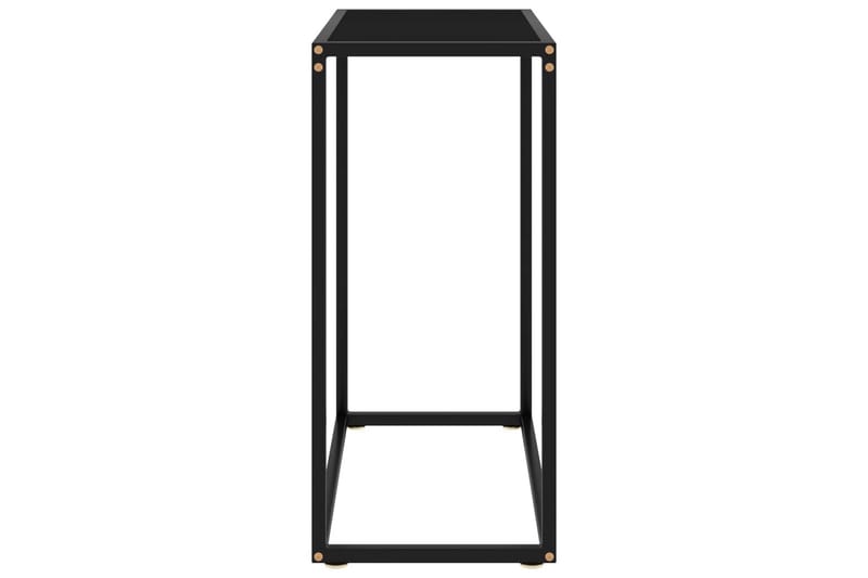 Avlastningsbord svart 60x35x75 cm härdat glas - Svart - Möbler - Bord & matgrupper - Avlastningsbord - Hallbord