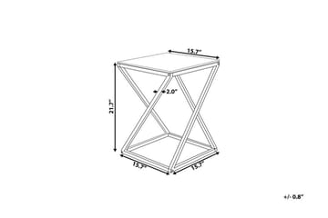 Beverly Sidobord 40 cm - Silver - Möbler - Bord & matgrupper - Avlastningsbord - Lampbord