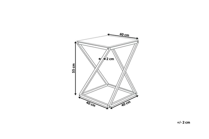 Beverly Sidobord 40 cm - Silver - Möbler - Bord & matgrupper - Avlastningsbord - Lampbord