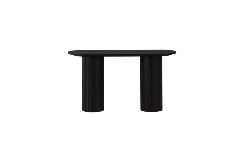 Bianca Sidobord 130x40x72 cm Oval - Svart - Möbler - Bord & matgrupper - Avlastningsbord - Lampbord